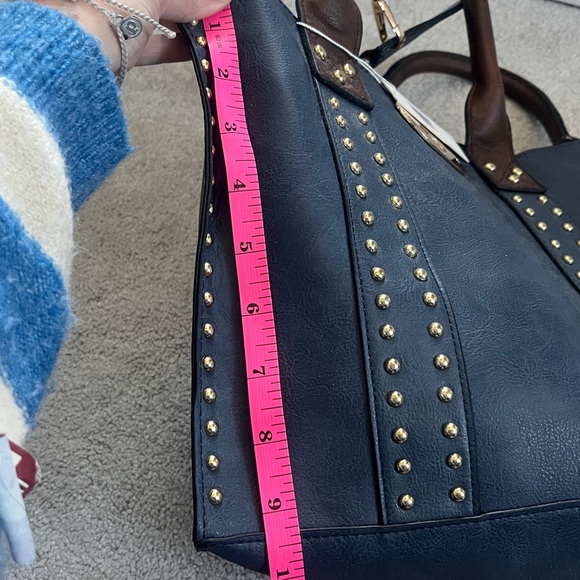 Empire Navy Blue Women's Bag Set-Tote,Purse and Card holder or coin purse - Picture 8 of 16